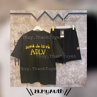 Áo thun adlv glossy black