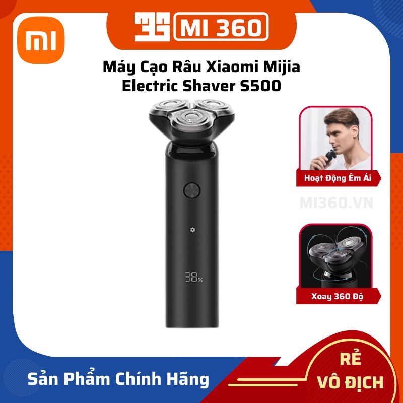 Máy Cạo Râu Xiaomi Mijia Electric Shaver S500/ S300✅ Công Nghệ Xoay 360 Độ✅ Hàng Chính Hãng