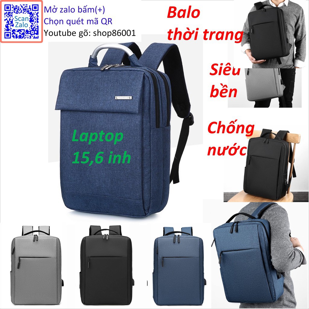 balo thời trang chống nước đựng laptop 15,6 inh [Được xem hàng trước] phukienamthanh_hanoi