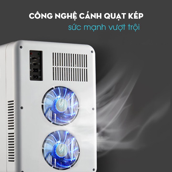 TỦ LẠNH MINI 20L Dùng Nguồn 12V  220V Có 2 Chiều Nóng Lạnh  Bảo Hành 12 Tháng