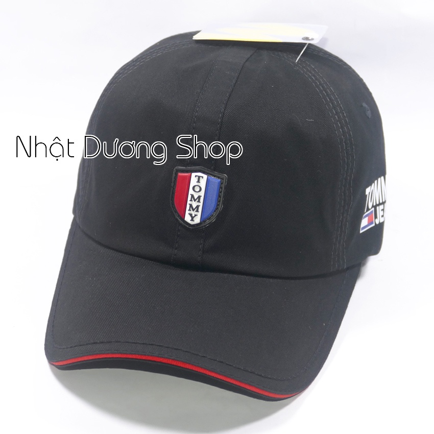 Mũ lưỡi trai ép mặt da TomMy cao cấp - Chất liệu vải Kaki bền chắc kết hợp với chữ ép tạo nên sự nổi bật cho người đội