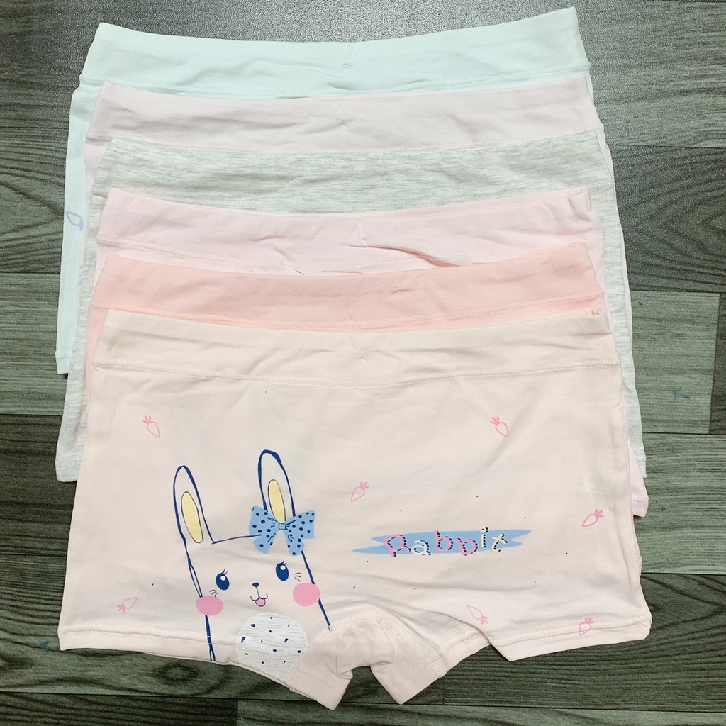 Quần Chíp Bé Gái,Quần Lót Bé Gái Set 4 Chiếc Kháng Khuẩn vải Cotton hàng Xuất Hàn Quốc Dành Cho Bé gái MINKHI