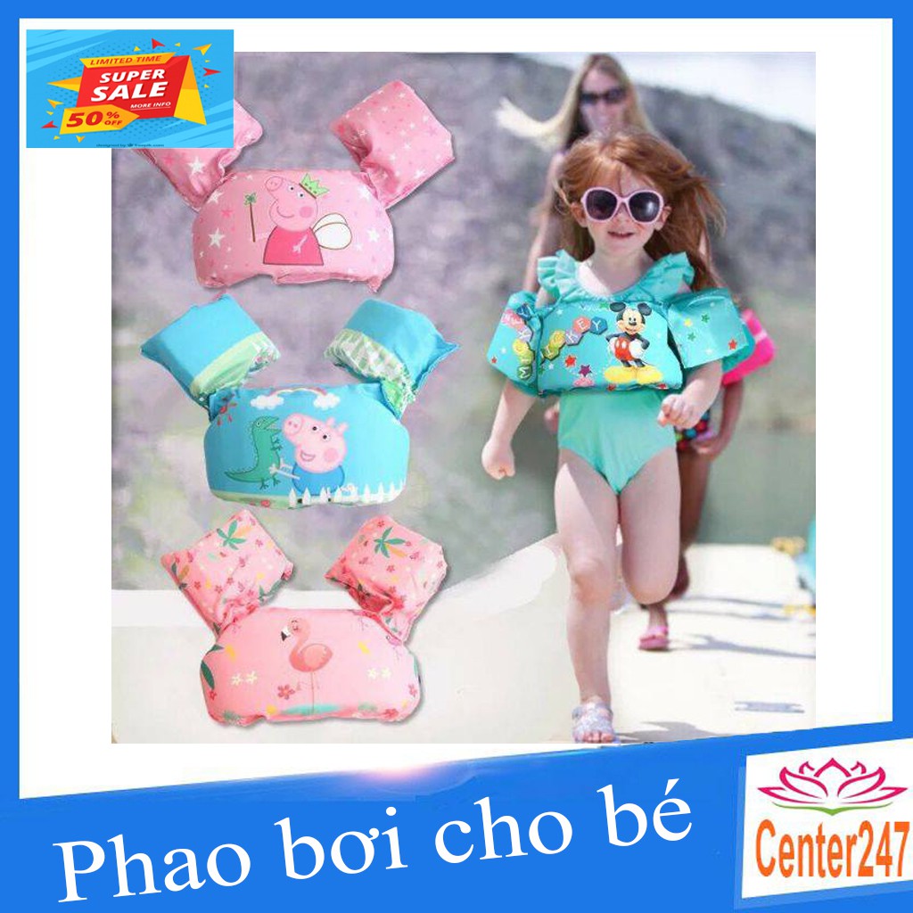 Phao bơi đỡ ngực, đỡ tay cho bé  từ 2 đến 10 tuổi (Ảnh thật)