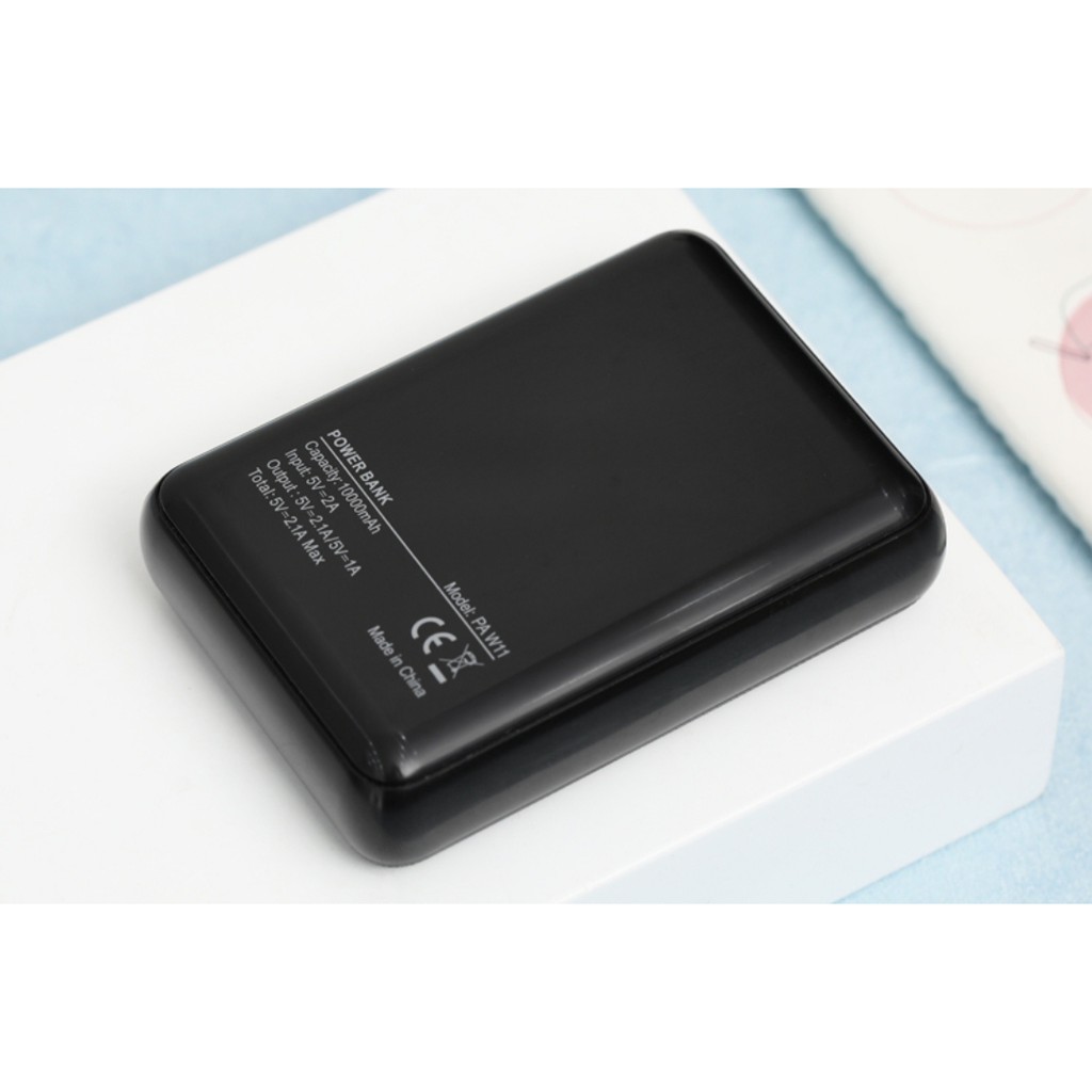 [Xả Hàng]Sạc dự phòng Polymer 10.000mAh AVA PA W11 X (Đen)