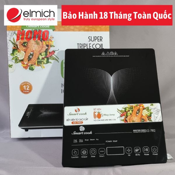 Bếp điện từ Elmich Smartcook cao cấp, có nồi đi kèm - ICE 7952 - Bảo hành 25 tháng