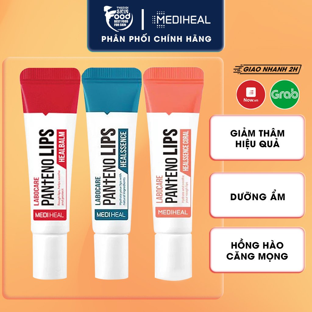 Gel Dưỡng Ẩm, Làm Hồng Môi L&amp;P Cosmetic Mediheal Labocare Pantenolips Healssence 10ml