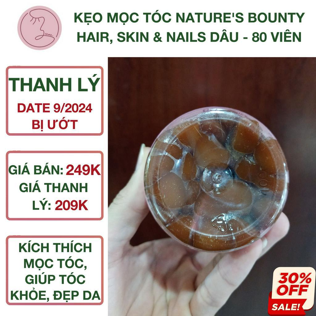 Kẹo Dẻo Hỗ Trợ Mọc Tóc Biotin Nature Bounty Hair Skin Nails Gummies Gummy Hàng Mỹ Ngăn Rụng Tóc SeeMe beauty