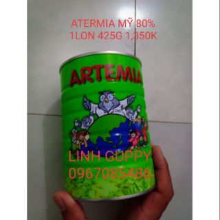 ATERMIA MỸ 80% , ATERMIA THỨC ĂN CHO CÁ GUPPY , BETTA , 7 MÀU