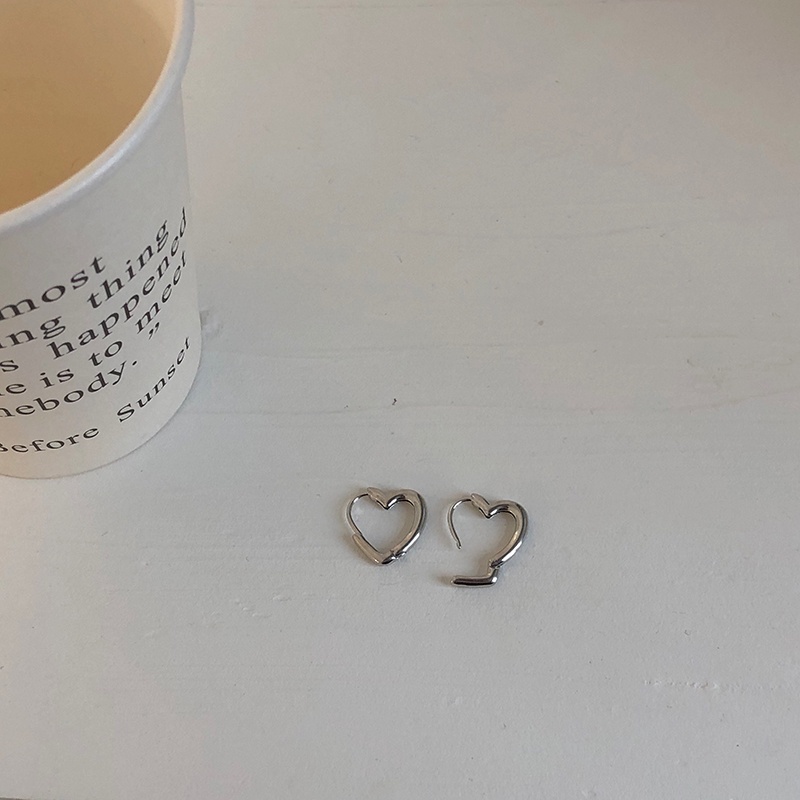 Khuyên Tai Hình Trái Tim Nhỏ Xinh Phong Cách Học Sinh 19830
