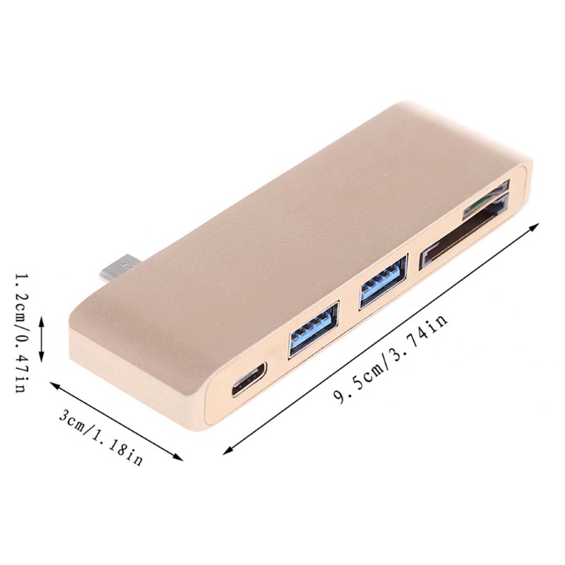 Bộ Hub Đọc Thẻ Nhớ SD TF Đa Năng Cổng USB 3 0