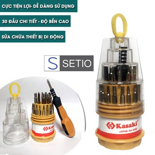 FREESHIP - Bộ tua vít sửa điện thoại và laptop 31 chi tiết 3DO, có thể đa năng tháo lắp đồ đạc gia đình