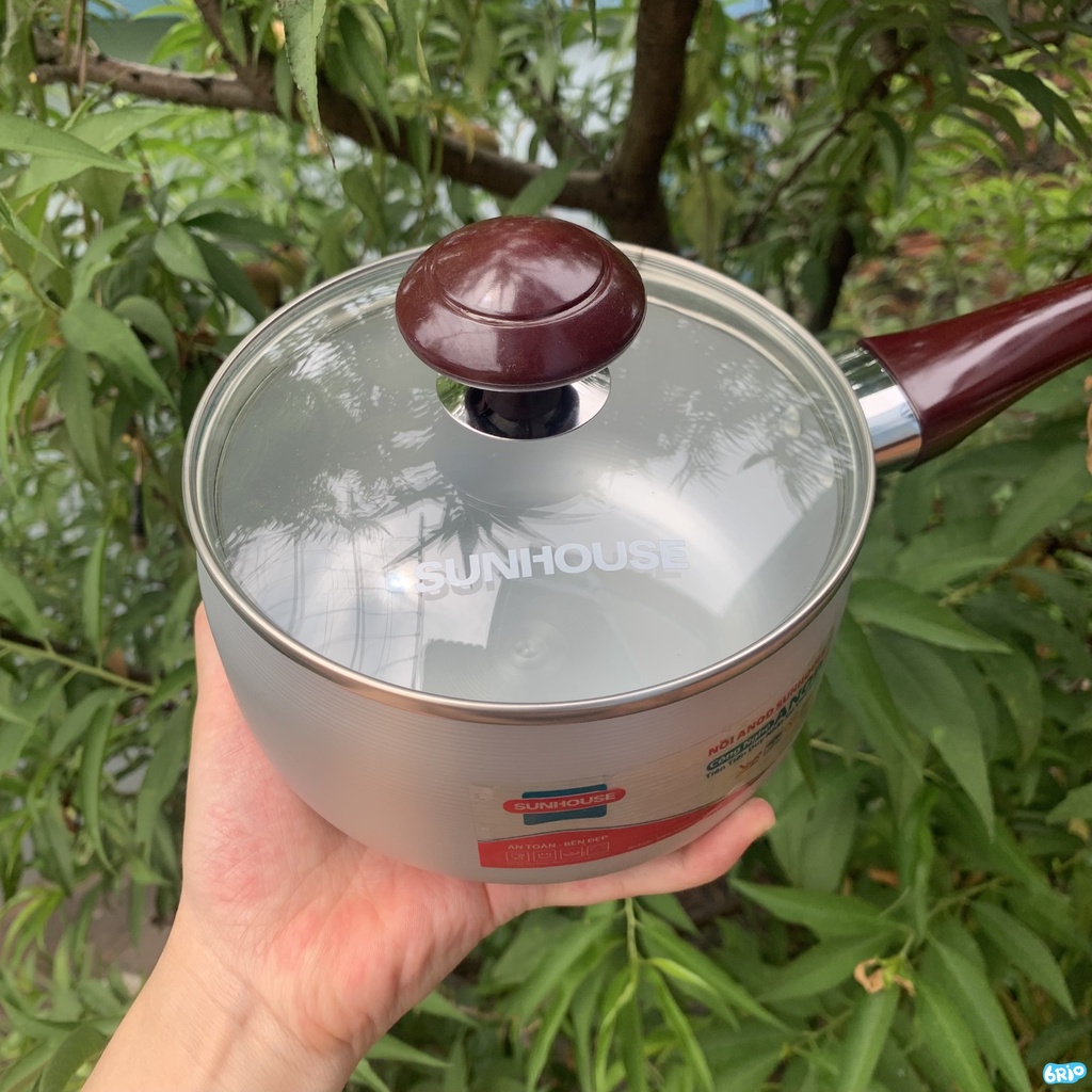 Nồi quấy bột cho bé chống dính Sunhouse SH99- 14M - [An toàn cho bé - Chính hãng Sunhouse - Bảo hành 12 tháng]