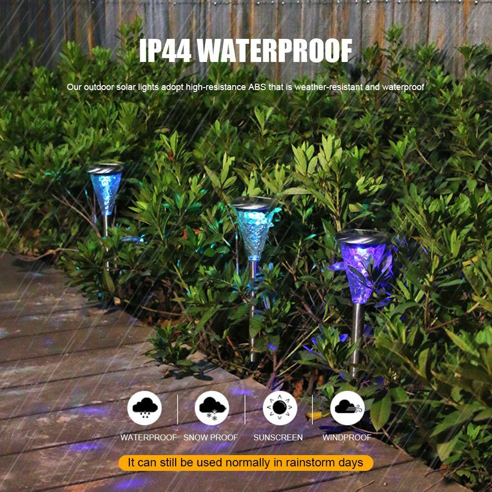 SUENIN Đèn LED Năng Lượng Mặt Trời Tự Động Nhiều Màu Sắc