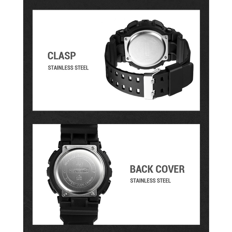 Đồng Hồ Điện Tử Thể Thao SKMEI 1857 Chống Nước Cho Nam