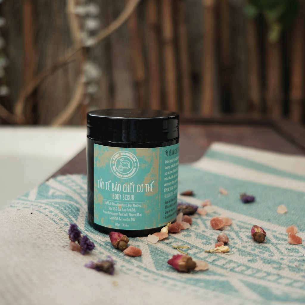 Tẩy Tế Bào Chết Muối Bùn Khoáng BODY SCRUB - Handmade By GUBY HOMEMADE