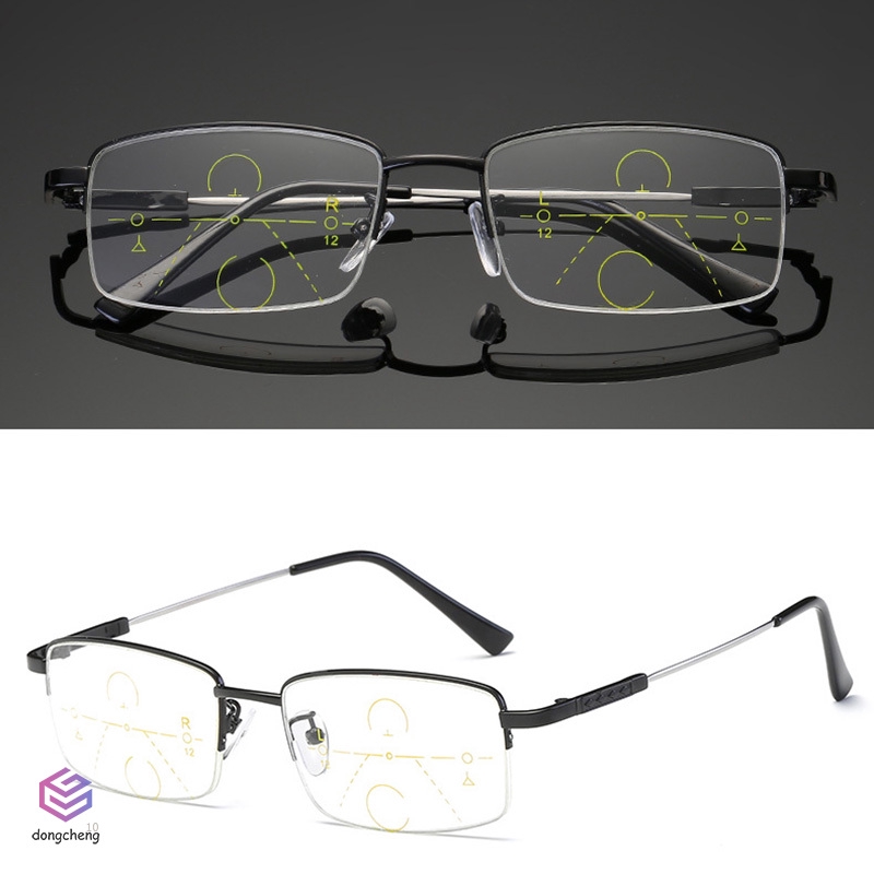 Kính đọc sách gọng vuông chống mỏi mắt đa chức năng cho người lớn tuổi