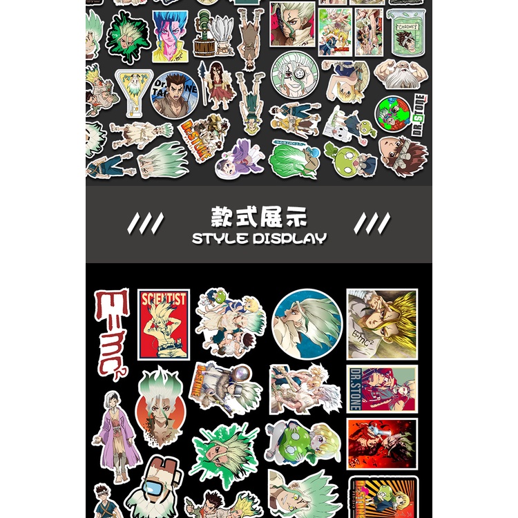 50 sticker cute chống nước dán mũ nón bảo hiểm MẪU NHẬT BẢN, vali 50 hình dán graffiti máy tính xách tay