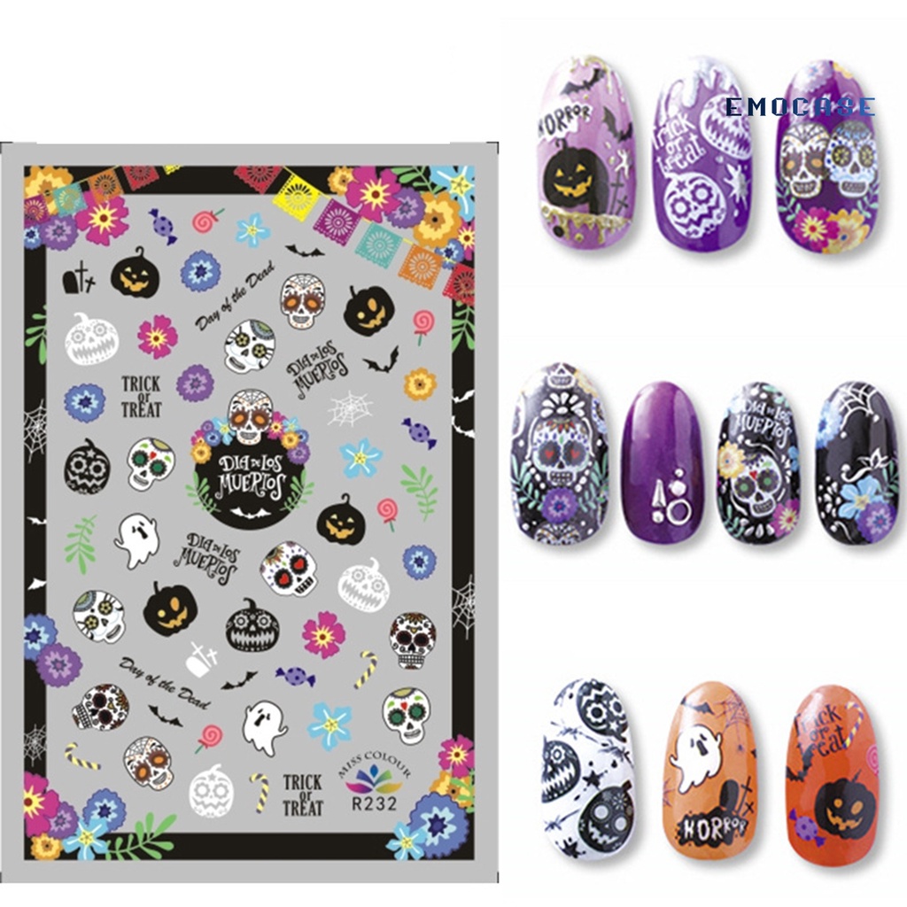 Ny-nail Miếng Dán Móng Tay Tự Dính Mạnh Mẽ Họa Tiết Tinh Tế Thân Thiện Với Môi Trường Trang Trí Nhiều Phong Cách Hallo