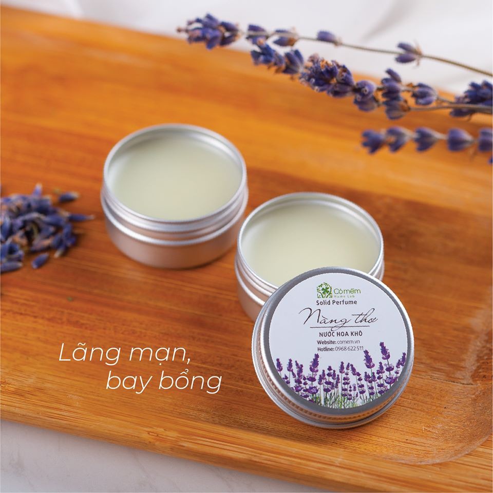 Nước Hoa Khô Thiên Nhiên Nàng Thơ Hương Hoa Lavender Ngọt Ngào [TẶNG kèm Túi Vải nhỏ] Cỏ Mềm 10g