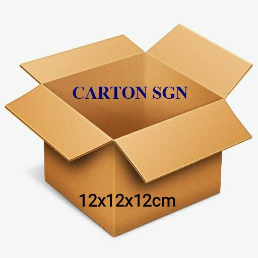 Combo 100 thùng carton size 12x12x12cm - hộp carton giá rẻ