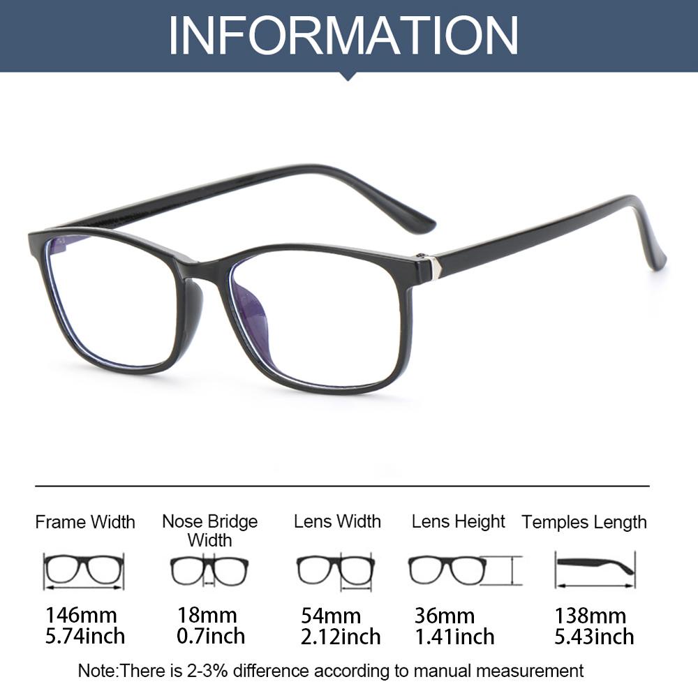 ESPO Mắt Kính Chăm Sóc Tầm Nhìn Ánh Sáng Xanh Tròng Phẳng Linh Hoạt Siêu