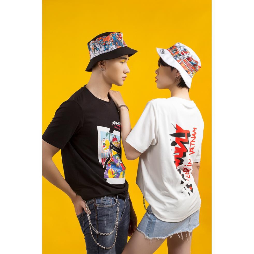 Mũ vành Bucket (Đen) Unisex Faslink x LimVox Đẹp !