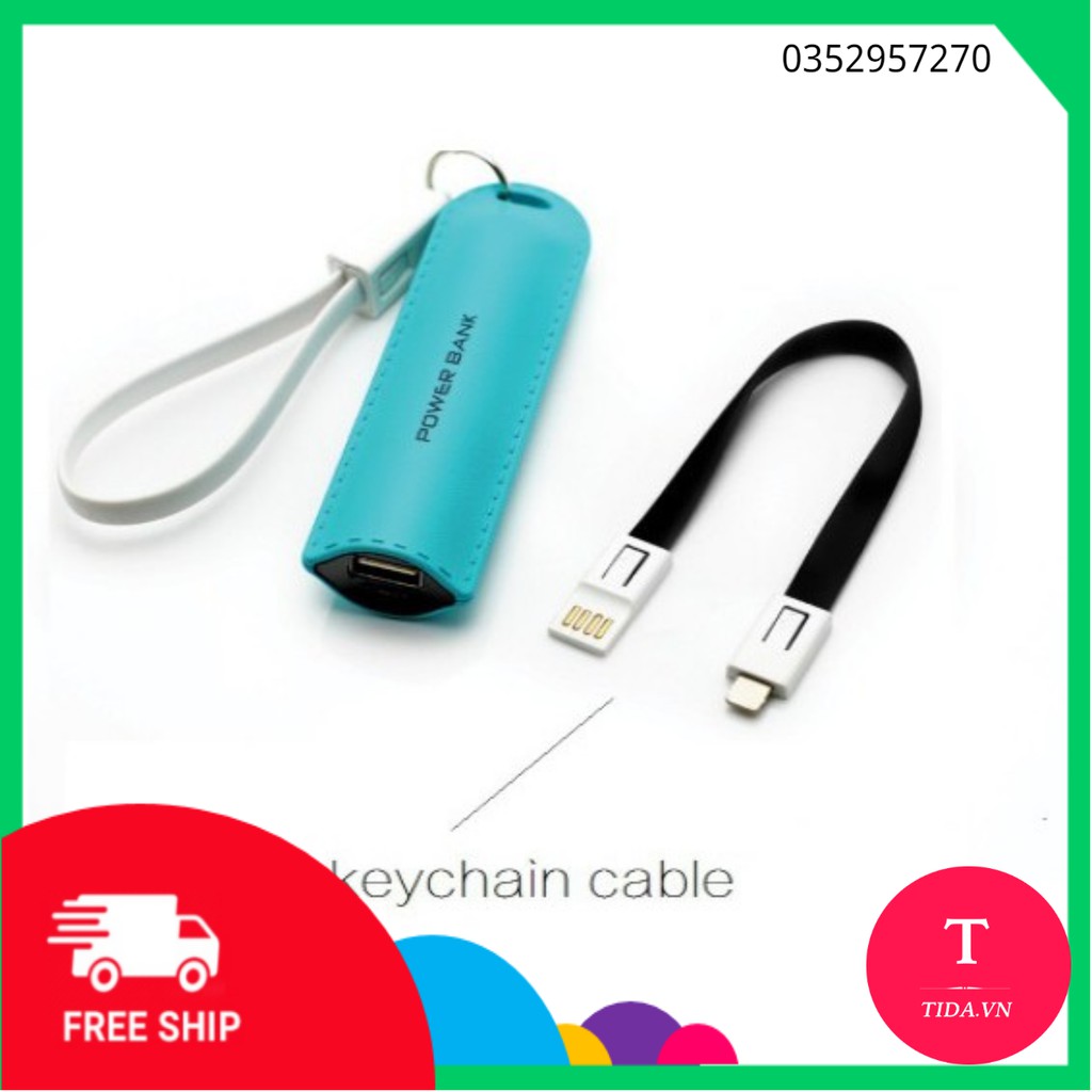 ❤️SẠC DỰ PHÒNG MINI CỰC NHỎ CÓ DÂY ĐEO TIỆN LỢI