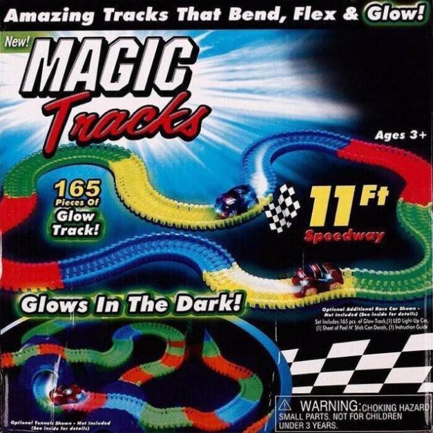 Bộ lắp ghép đường đua ô tô Magic Track 200 miếng (loại lớn)