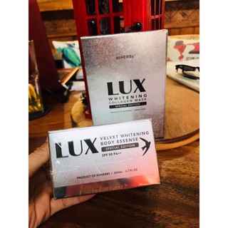 Combo trắng body kem và ủ trắng lux so herbs