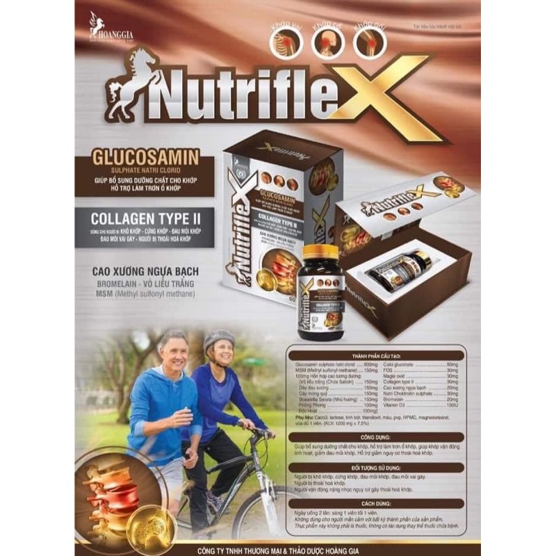 Viên uống Bổ Xương Khớp Nutriflex 💪💪💪