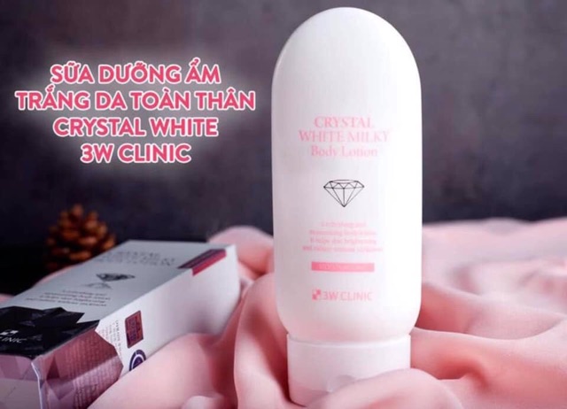 🌷🌷KEM DƯỠNG TRẮNG DA CRYSTAL_WHITE_MILKY_BODY_LOTION🌷🌷