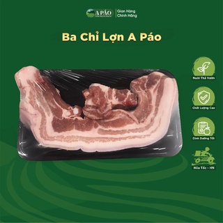 Thịt ba chỉ lợn trắng A Páo gói 300gr - Thịt lợn Tây Bắc thơm ngon