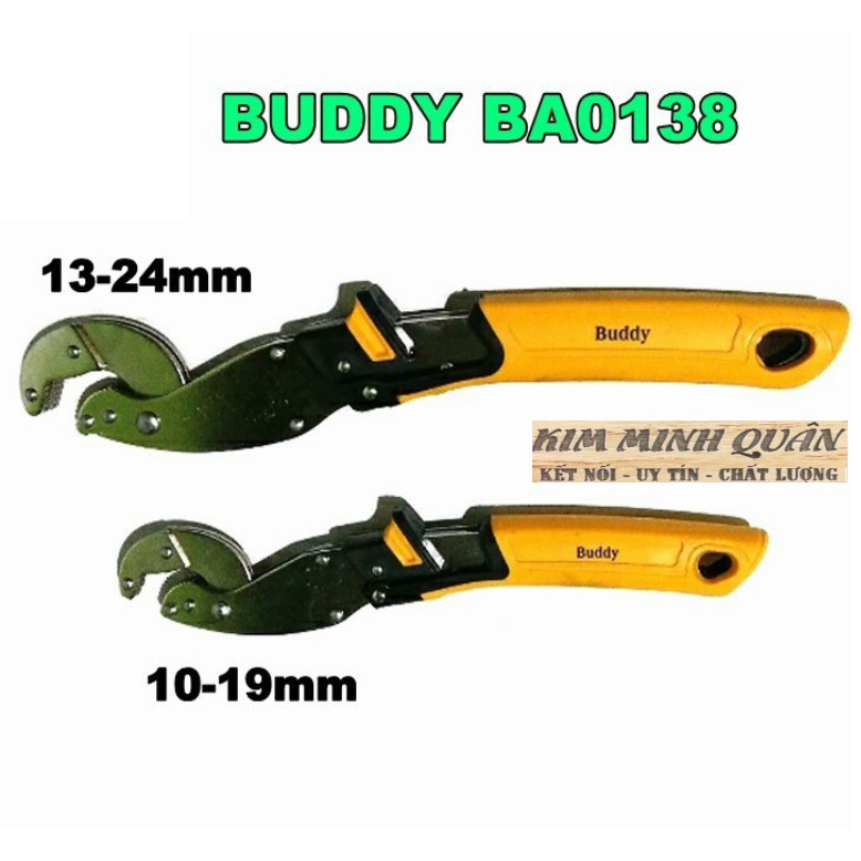 Bộ 2 Cây Cơ Lê Đa Năng Cao Cấp (10~19mm),(13~24mm) BA0138 BUDDY