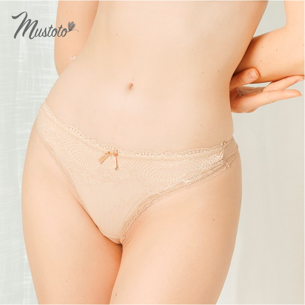 Quần Lót Nữ Lọt Khe Thong Ren Lưng Thấp Foxglove (Mustoto MQ05)