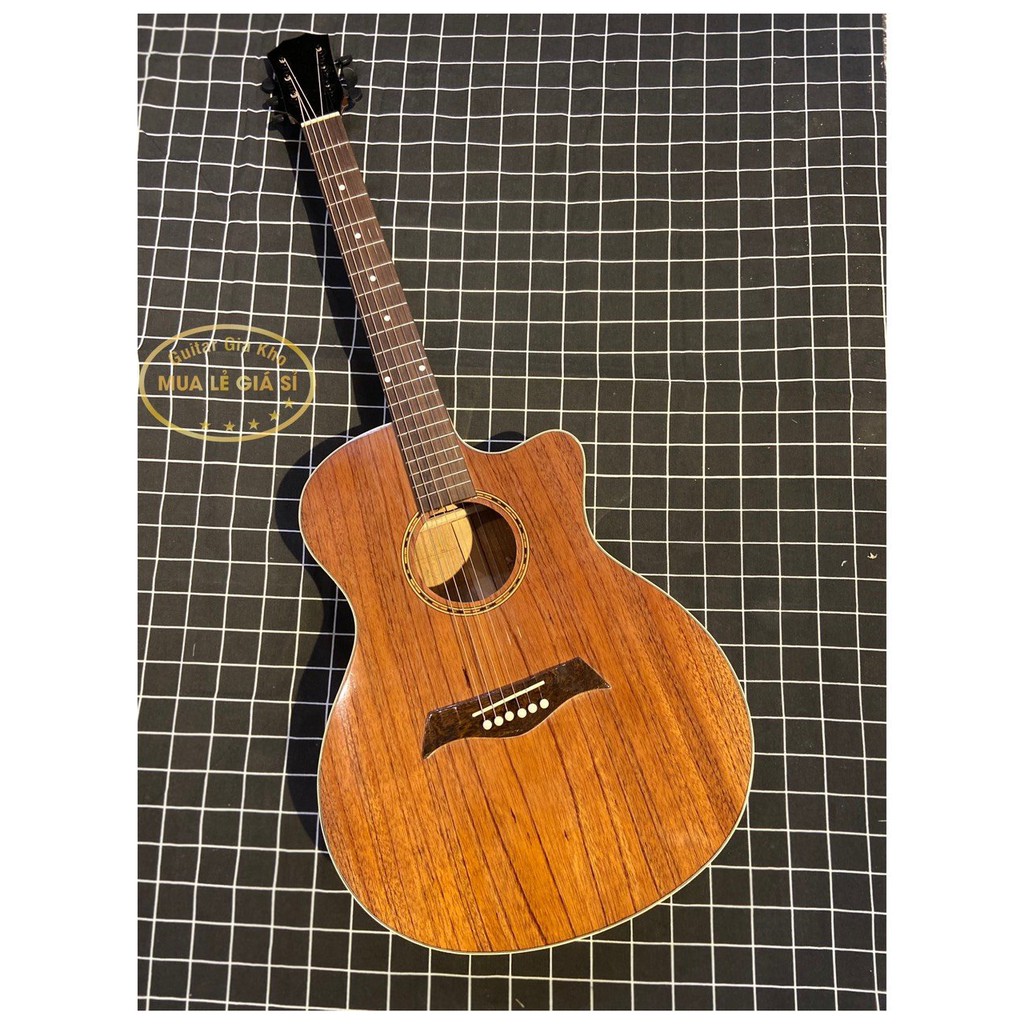 Đàn Guitar Acoustic full gỗ nguyên tấm có EQ GK-11CE