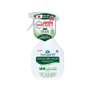 Chai xịt diệt khuẩn Natuearth Plus 410 ml