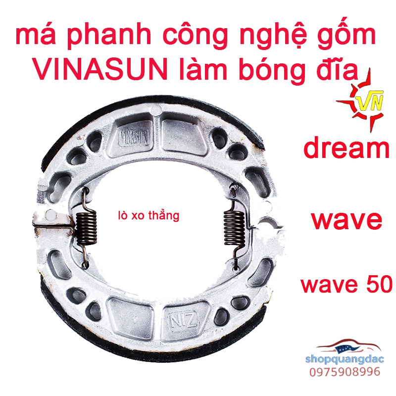 má phanh dream,wave,wave 50 chính hãng VINASUN