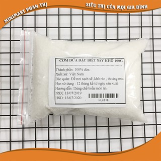 100g Cơm dừa /vụn dừa sấy khô loại 1