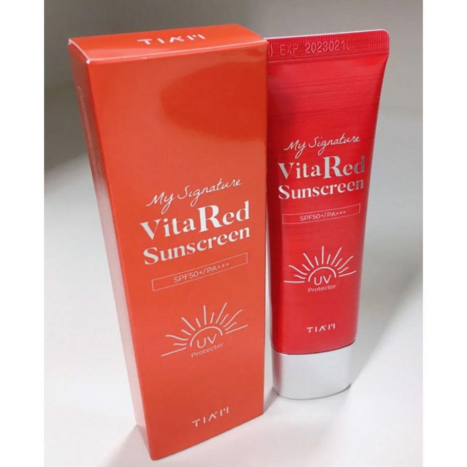 Kem chống nắng Tiam My Signature Vita Red Sunscreen 50ml