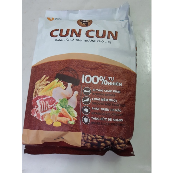 Thức ăn cho chó cuncun 1,5kg, Thức ăn cho chó hạn chế chảy nước mắt