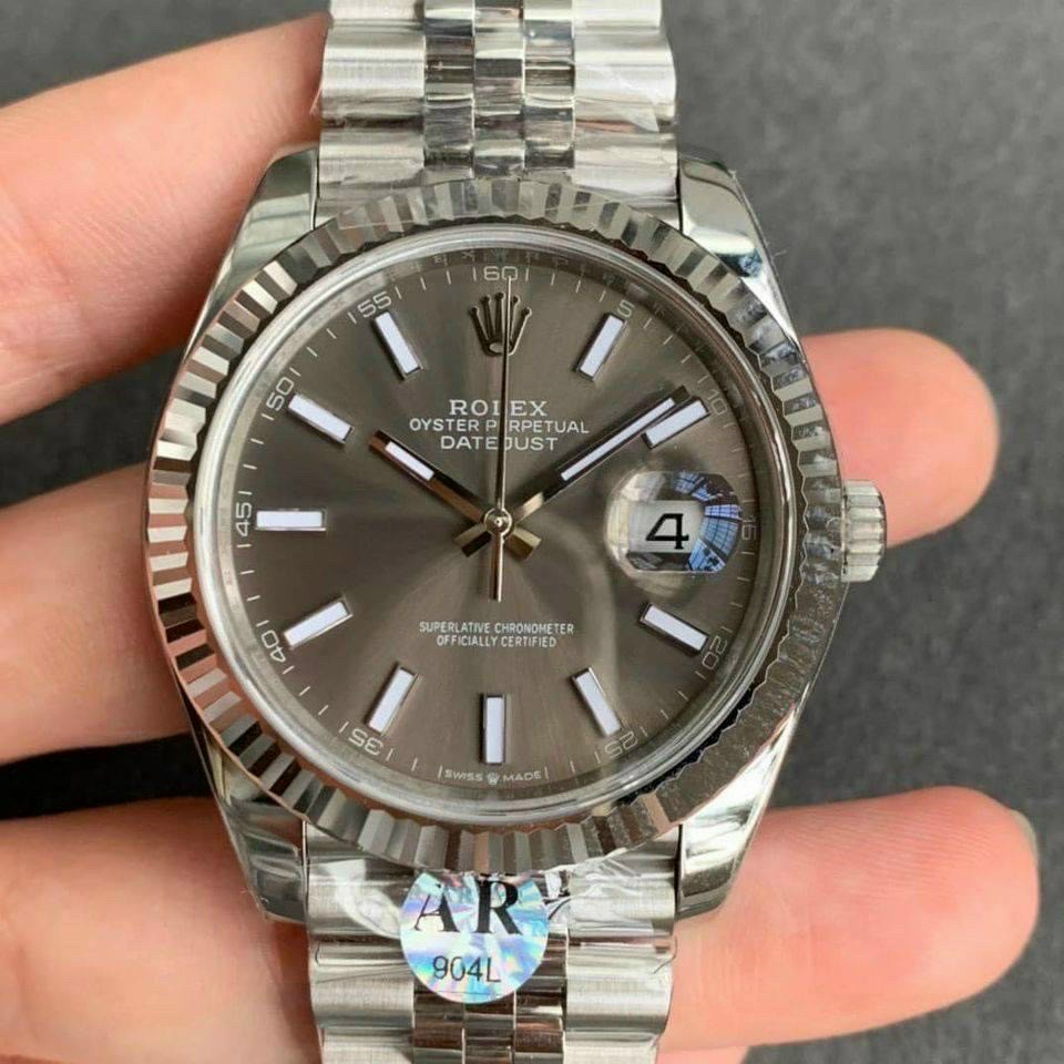 Đồng hồ Nam Rolex máy nhật, mẫu classic, mặt vàng viền vàng, dây kim loại, dòng cơ Automatic size 41mm