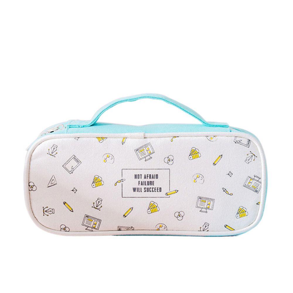 Túi Đựng Bút / Mỹ Phẩm Thiết Kế Đơn Giản Tiện Dụng Cho Học Sinh Ốp