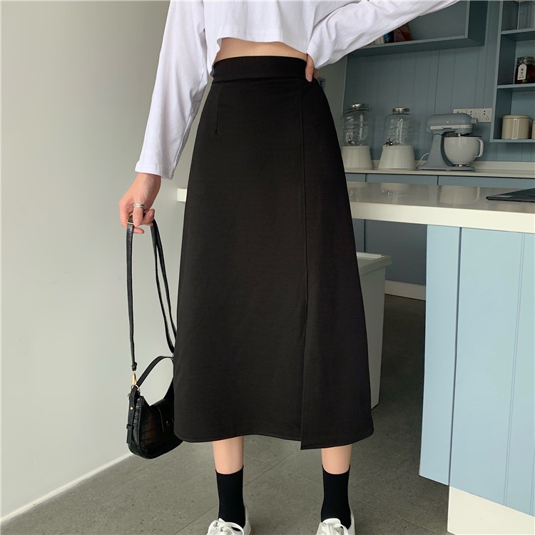 Chân váy dài xẻ tà, chân váy chữ A dáng dài xẻ cạnh 31 September mã CV002 | BigBuy360 - bigbuy360.vn