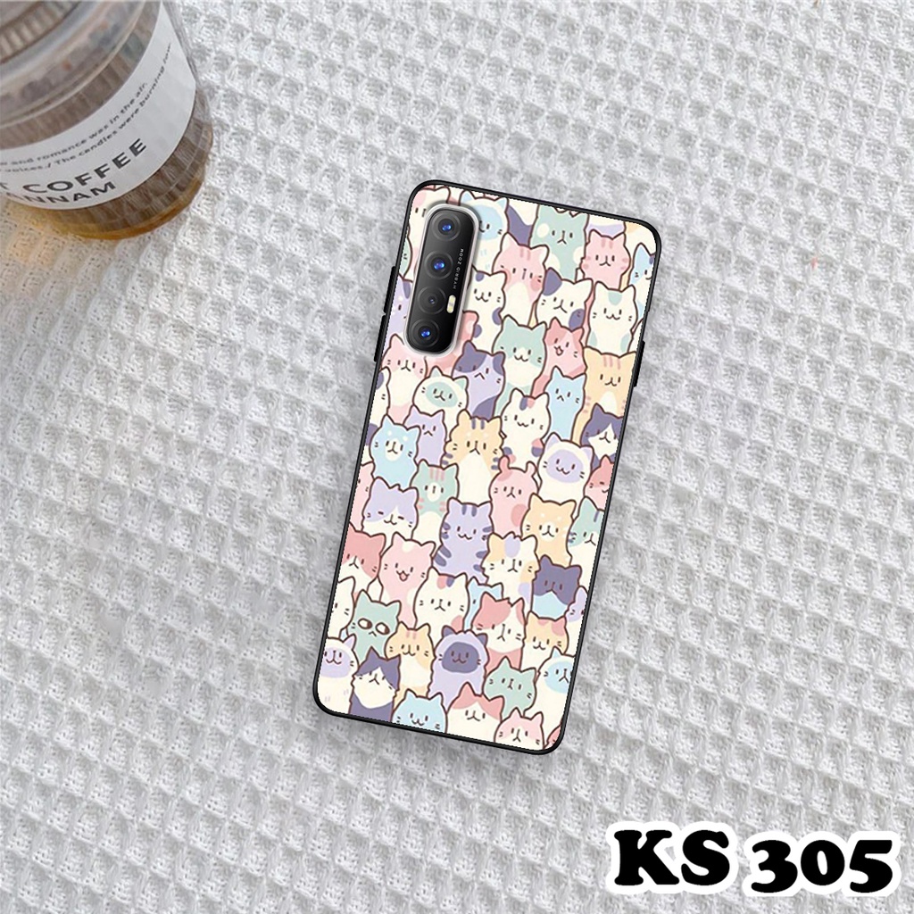 Ốp lưng Oppo Reno 3 - Oppo Reno 3 Pro - Ốp in hình LoveCat - Chất liệu TPU siêu bền