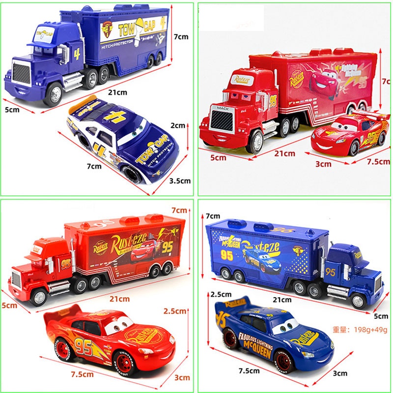 Ô tô đồ chơi Kids Car Toys Disney Cars McQueen Cars Toy Đồ chơi ô tô Pixar Turcks Car For Child Gifts Đồ chơi trẻ em