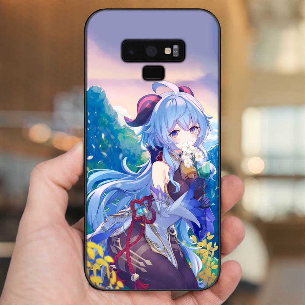 Ốp lưng Samsung Note 9 viền đen in hình Ganyu Genshin Impact