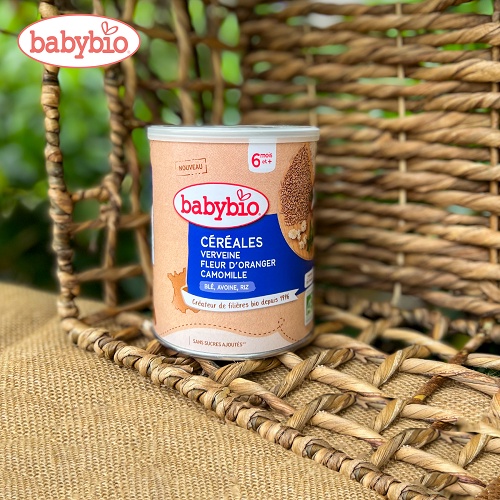 Thực phẩm bổ sung bột ăn dặm pha sữa hữu cơ Babybio 220g (≥ 6 tháng)