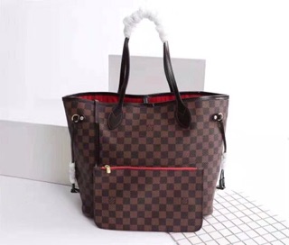 Túi lv neverfull kèm ví