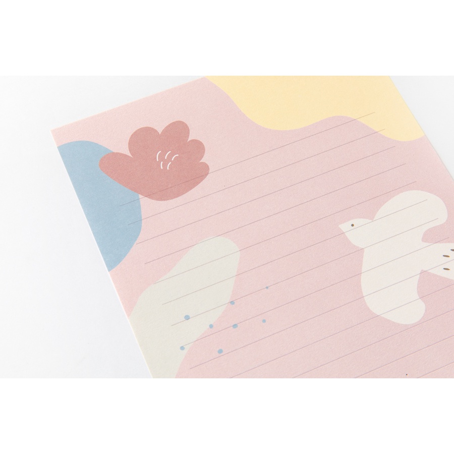 Set Giấy Viết Thư ARTBOX Hàn Quốc Kèm Phong Bì Và Hình Dán Trang Trí