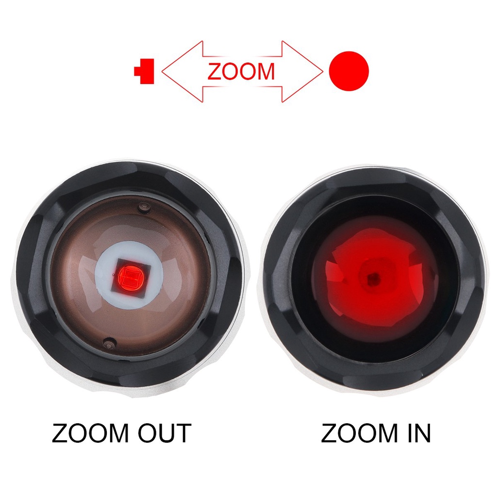 Đèn pin hồng ngoại 850nm hỗ trợ tầm nhìn ban đêm